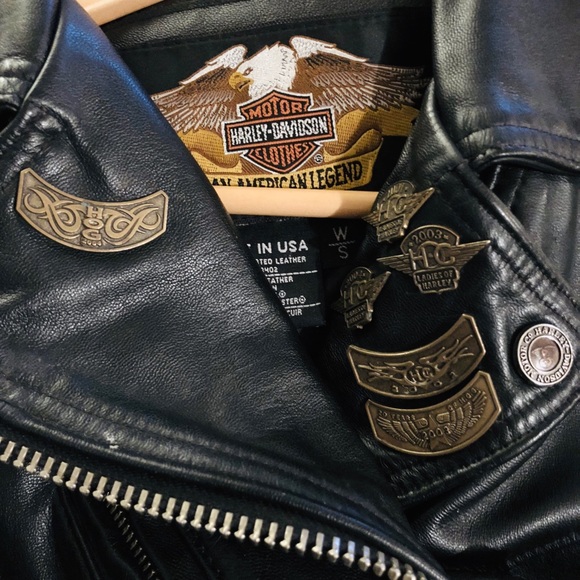 AUTHENTIC HARLEY DAVIDSON MOTOR BIKER JACKET - Picture 7 of 8